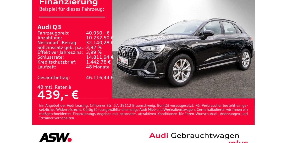 Audi Q3 11.900 km 38.990 &euro; Heilbronn 74074