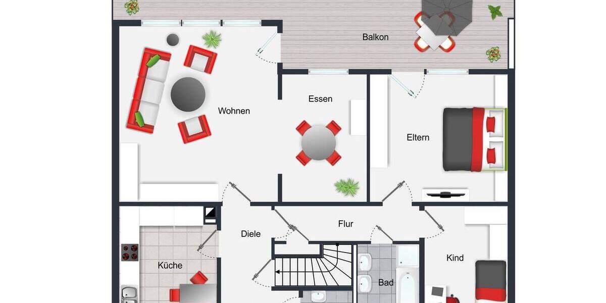 Einfamilienhaus Mühlhausen Tairnbach - 6 Zimmer, 156 m&sup2;, 445.000&euro; | Angebot:25909374