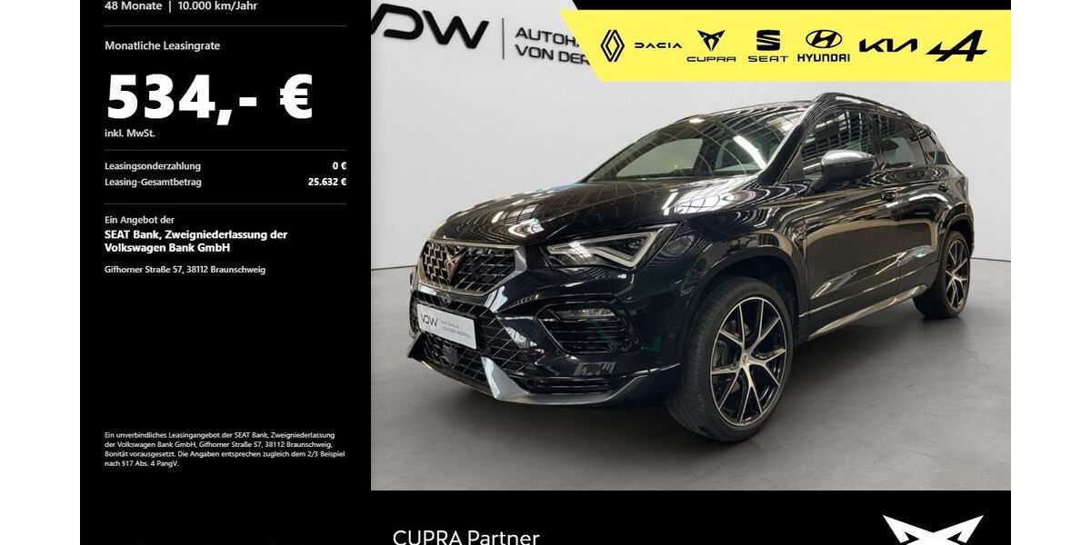 Cupra Ateca 27.100 km 34.980 &euro; Heilbronn 74076