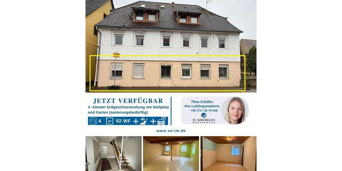 Etagenwohnung Oberderdingen-Flehingen Flehingen - 4 Zimmer, 92 m&sup2;, 99.000&euro; | Angebot:24903272