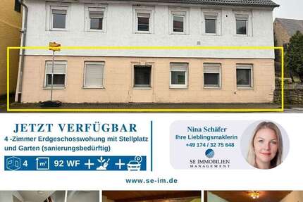 Wohnung Oberderdingen-Flehingen Flehingen - 4 Zimmer, 92 m&sup2;, 99.000&euro; | Angebot:24903272