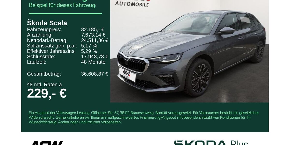 Skoda Scala 6.500 km 30.895 &euro; Bad Rappenau 74906