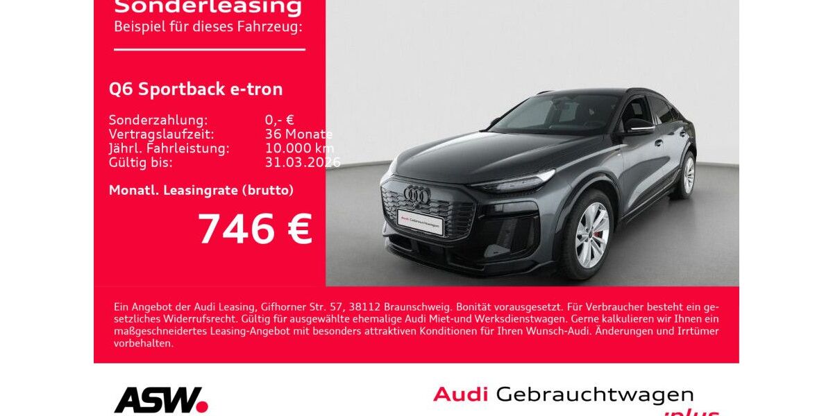 Audi Q6 e-tron 13.200 km 66.890 &euro; Heilbronn 74074