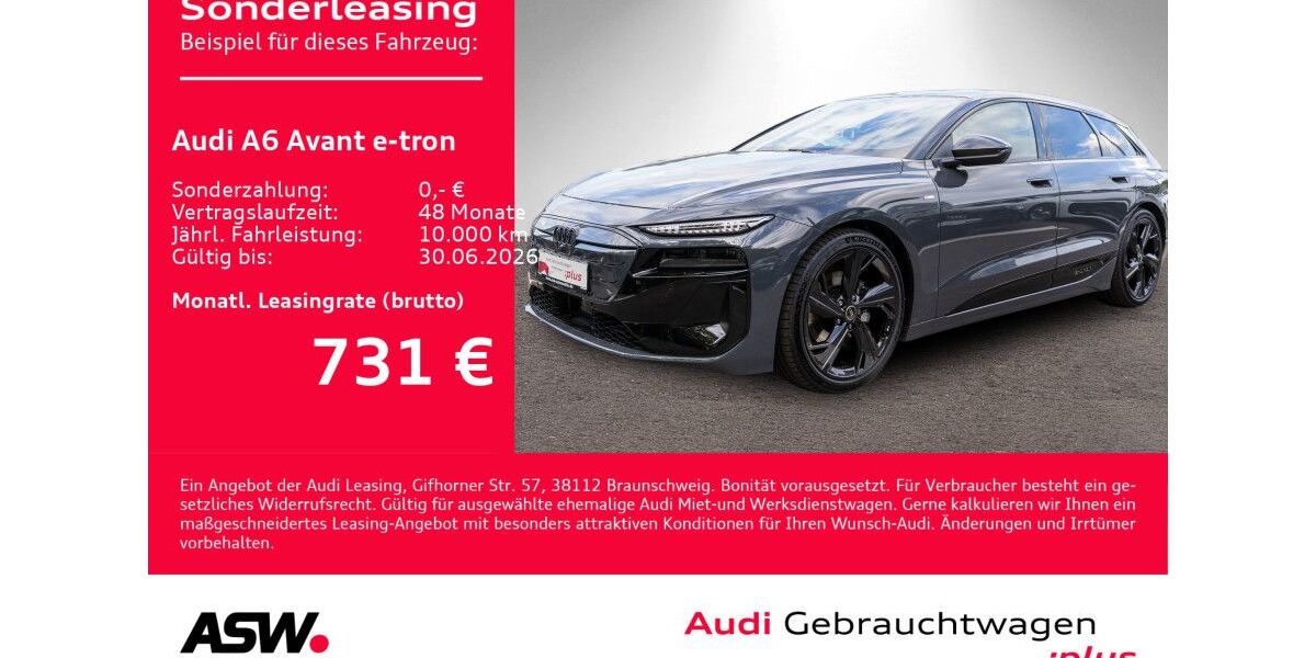 Audi A6 e-tron 14.700 km 69.430 &euro; Heilbronn 74074