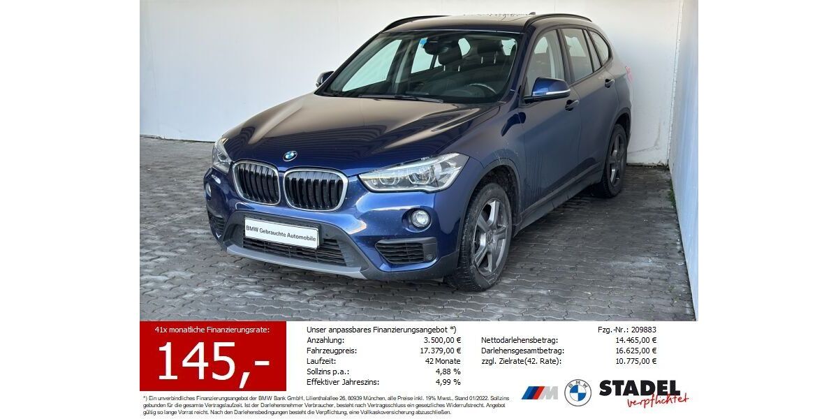 BMW X1 94.969 km 16.444 &euro; Heilbronn 74074