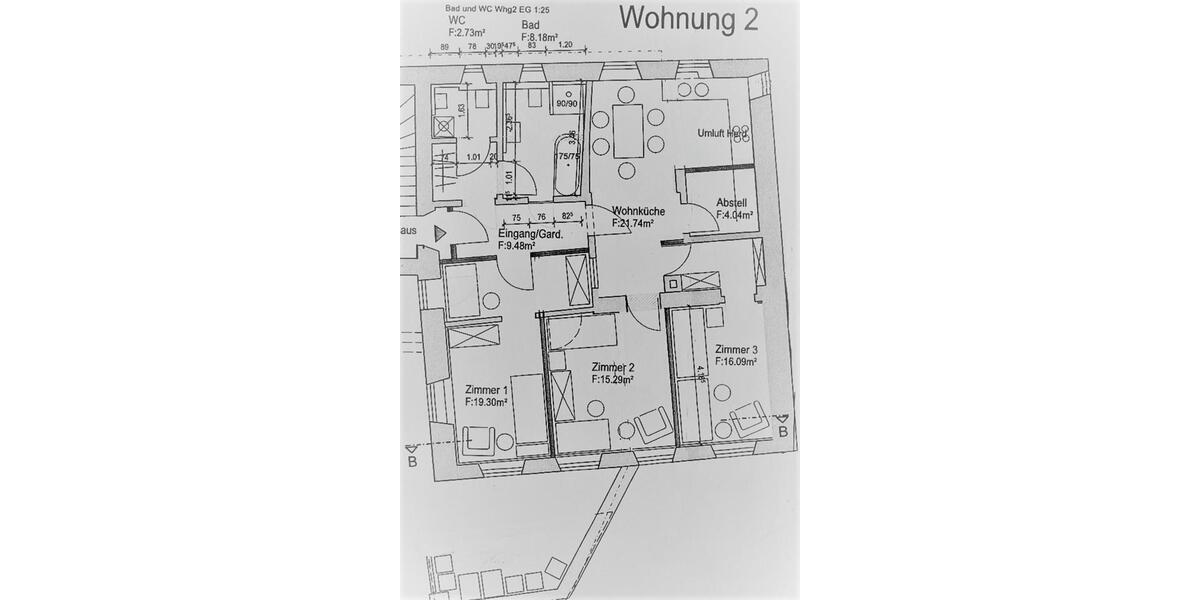 Etagenwohnung Mosbach - 1 Zimmer, 375 m&sup2;, 375&euro; | Angebot:25414404