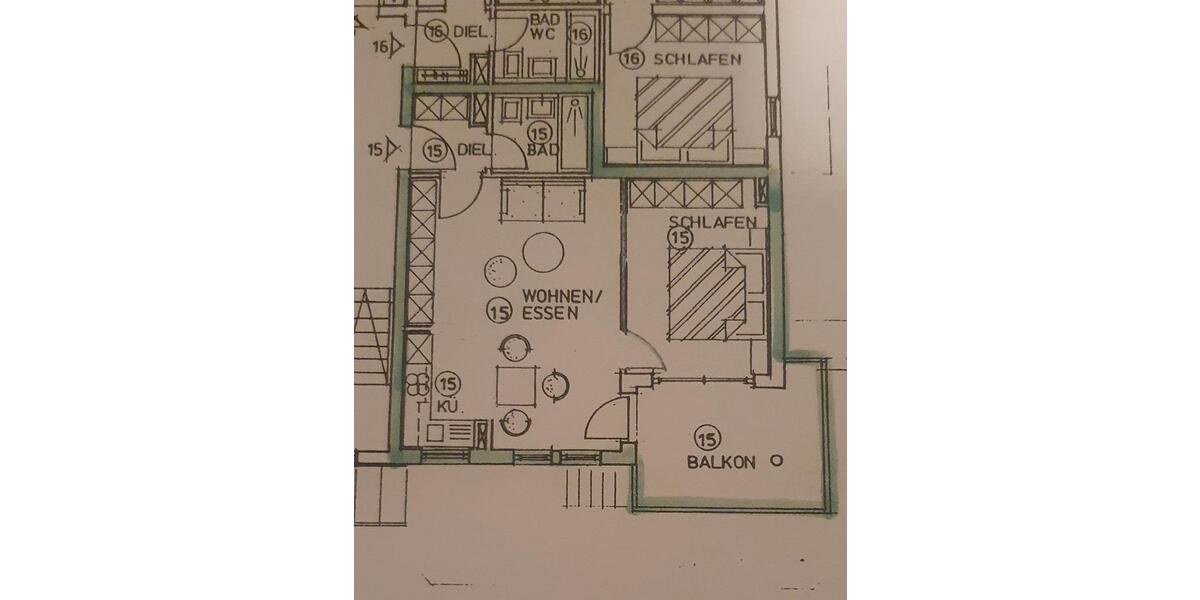 Etagenwohnung Sachsenheim - 2 Zimmer, 48 m&sup2;, 219.000&euro; | Angebot:26760205
