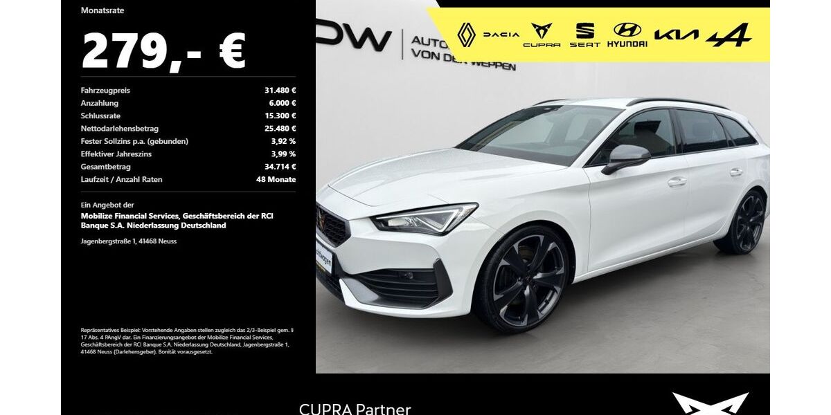 Cupra Leon 15.900 km 29.980 &euro; Mosbach 74821