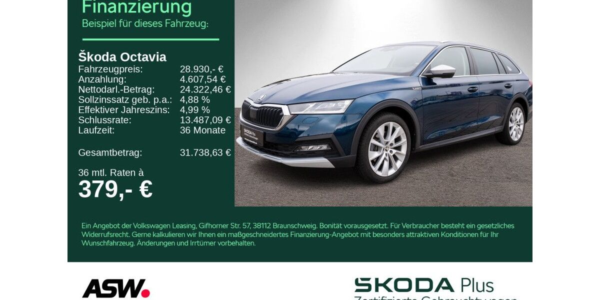 Skoda Octavia 91.200 km 28.360 &euro; Bad Rappenau 74906