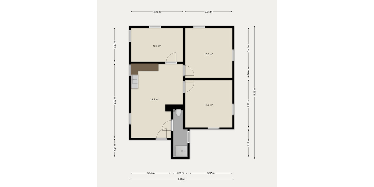 Erdgeschoßwohnung Vaihingen an der Enz - 4 Zimmer, 70 m&sup2;, 825&euro; | Angebot:25881345