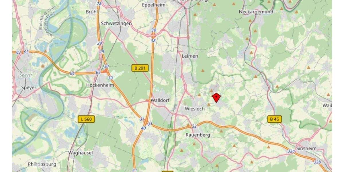 Etagenwohnung Wiesloch Baiertal - 3 Zimmer, 76 m&sup2;, 399.000&euro; | Angebot:25742852