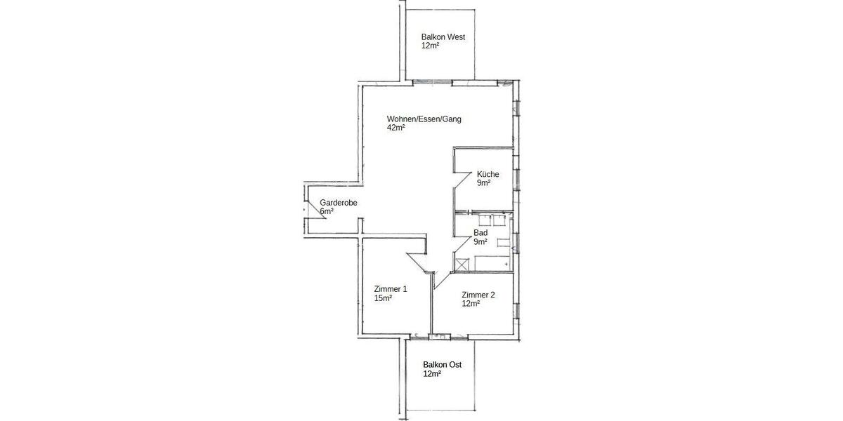 Etagenwohnung Walzbachtal - 3.5 Zimmer, 105 m&sup2;, 1.260&euro; | Angebot:26578985