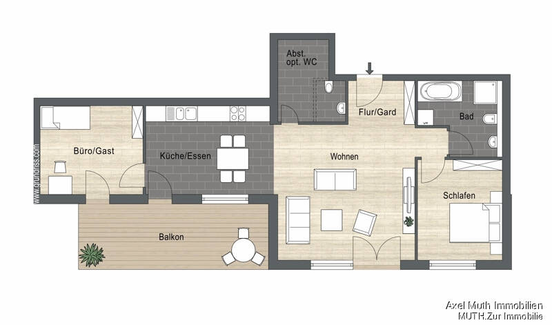 Etagenwohnung Sulzfeld - 3 Zimmer, 96 m&sup2;, 478.398&euro; | Angebot:25660540