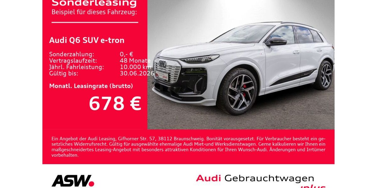 Audi Q6 e-tron 16.300 km 64.990 &euro; Heilbronn 74074