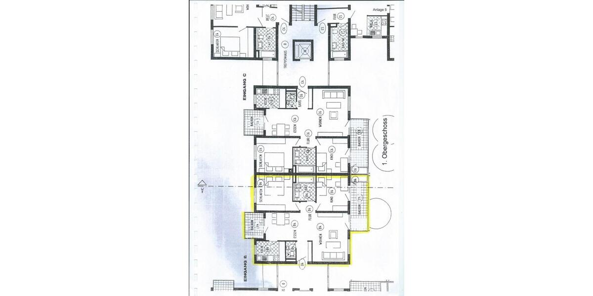 Etagenwohnung Heilbronn Kernstadt - 3.5 Zimmer, 79 m&sup2;, 1.000&euro; | Angebot:25963156