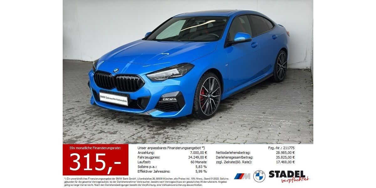 BMW 220 Gran Coupé 32.784 km 33.444 &euro; Heilbronn 74074