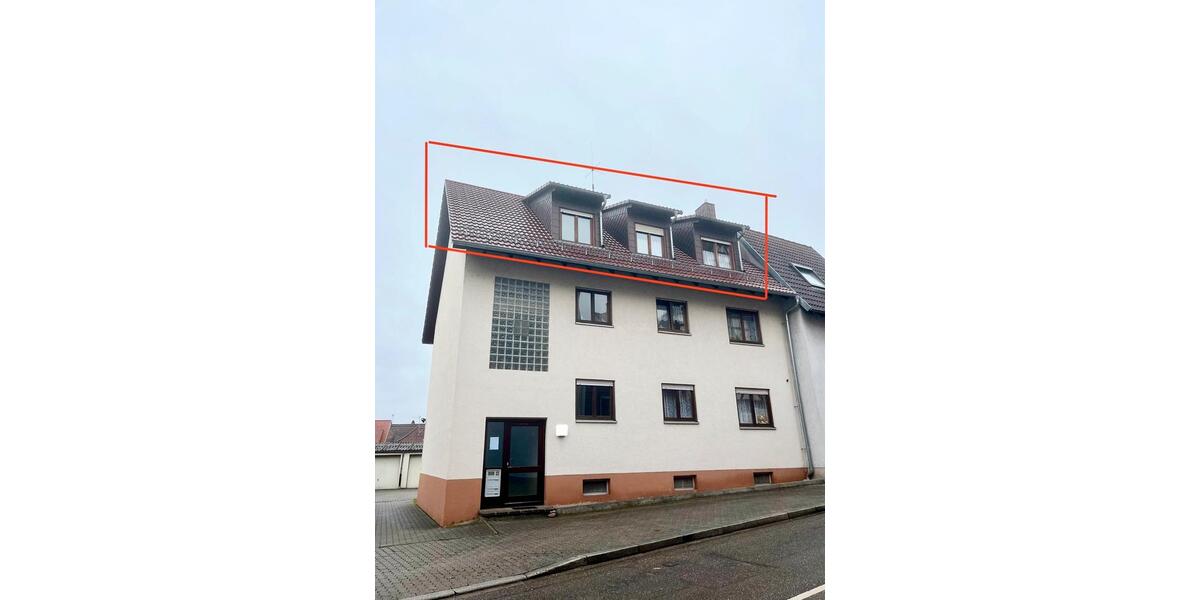 Dachgeschoßwohnung Bruchsal - 3 Zimmer, 64 m&sup2;, 198.000&euro; | Angebot:25104264