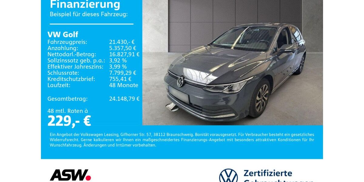 VW Golf 67.400 km 21.430 &euro; Neckarsulm 74172