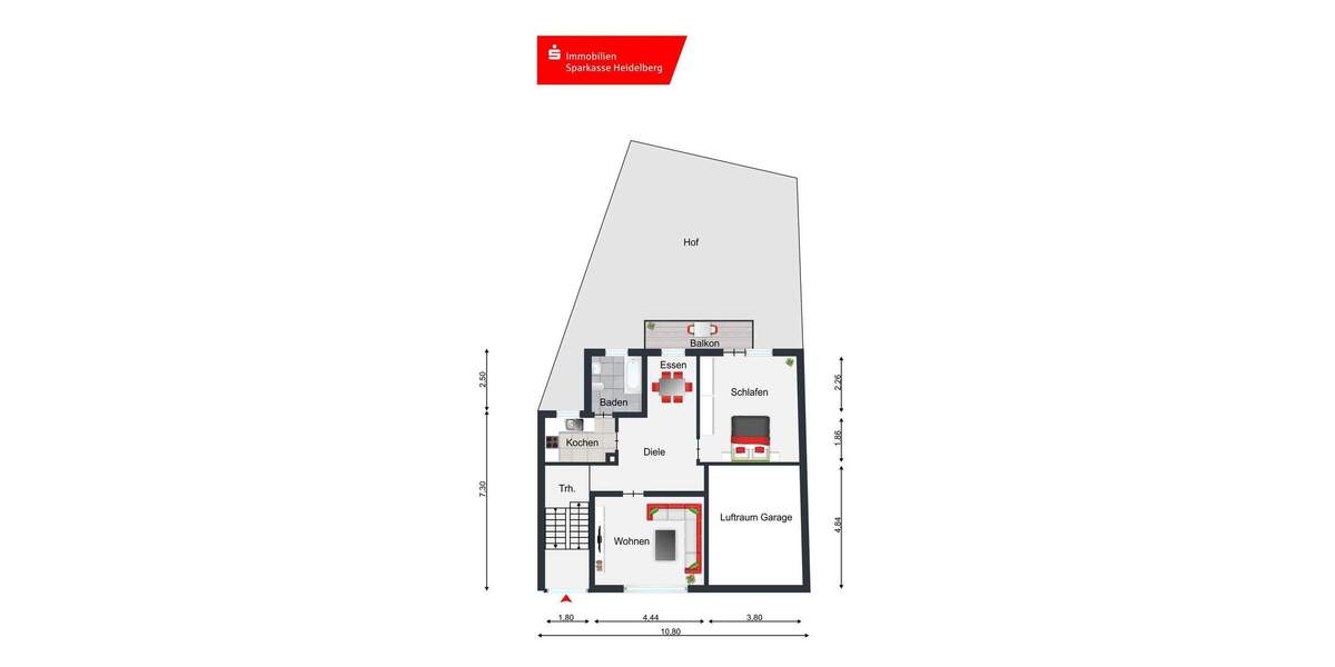 Mehrfamilienhaus, Wohnhaus Wiesloch - 4 Zimmer, 135 m&sup2;, 370.000&euro; | Angebot:25676586