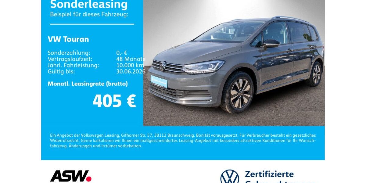 VW Touran 27.300 km 32.760 &euro; Bad Rappenau 74906