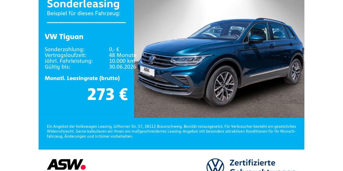 VW Tiguan 67.100 km 24.430 &euro; Sinsheim 74889