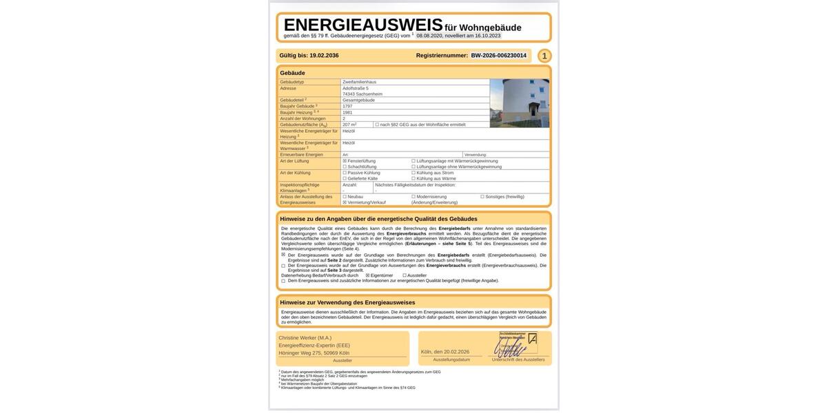 Mehrfamilienhaus, Wohnhaus Sachsenheim - 10 Zimmer, 210 m&sup2;, 699.000&euro; | Angebot:25168235