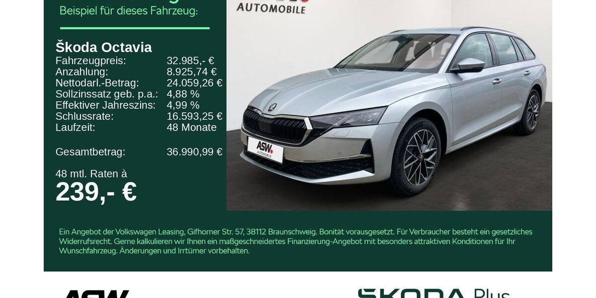 Skoda Octavia 38.500 km 26.985 &euro; Heilbronn 74076