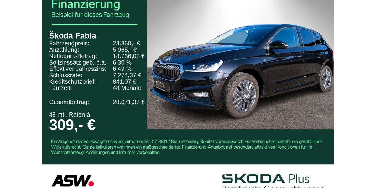 Skoda Fabia 13.200 km 23.860 &euro; Bad Rappenau 74906