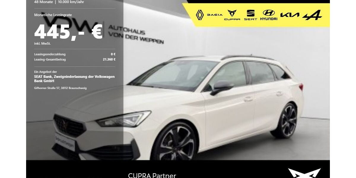Cupra Leon 45.900 km 27.980 &euro; Mosbach 74821