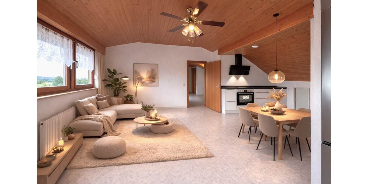 Etagenwohnung Neckarwestheim - 2 Zimmer, 62 m&sup2;, 980&euro; | Angebot:25280210