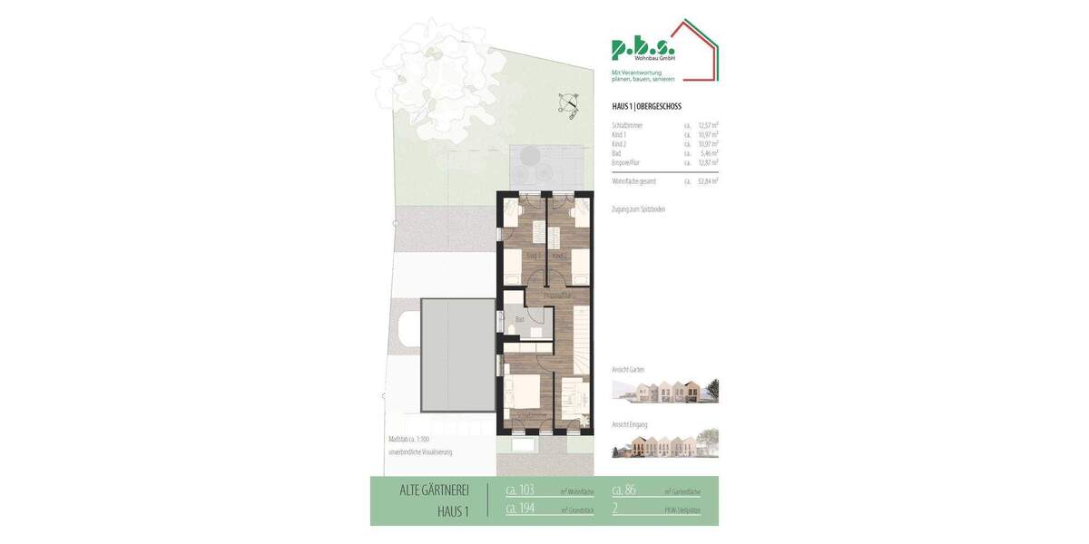Reihenendhaus Brackenheim Dürrenzimmern - 4 Zimmer, 103 m&sup2;, 627.000&euro; | Angebot:25725598