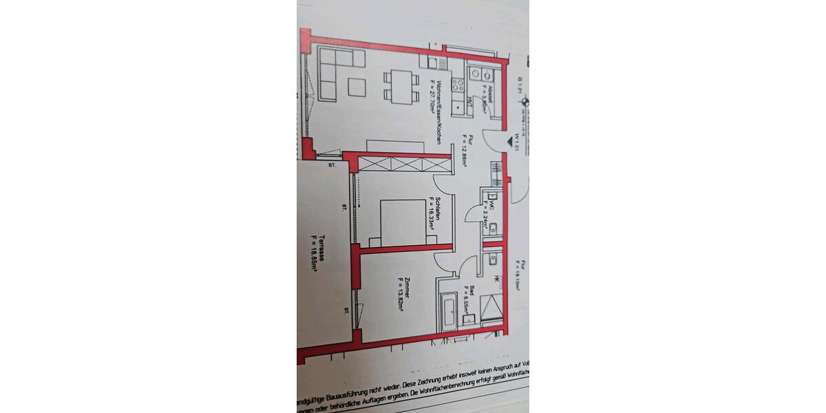Erdgeschoßwohnung Sinsheim - 3 Zimmer, 95 m&sup2;, 1.550&euro; | Angebot:25907994
