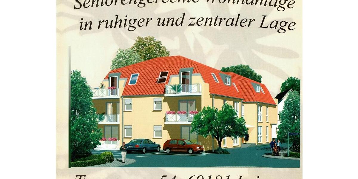 Erdgeschoßwohnung Leimen - 2 Zimmer, 62 m&sup2;, 980&euro; | Angebot:24654896
