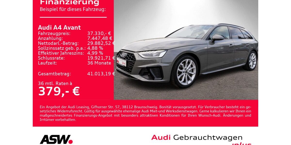 Audi A4 75.214 km 37.330 &euro; Heilbronn 74074