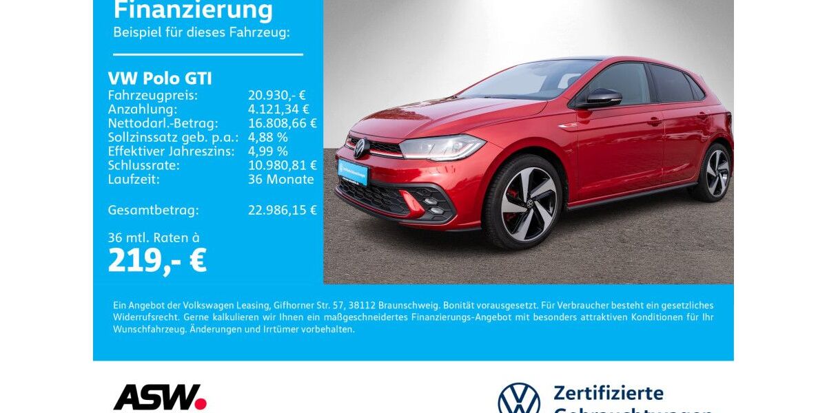 VW Polo 70.400 km 20.330 &euro; Bad Rappenau 74906