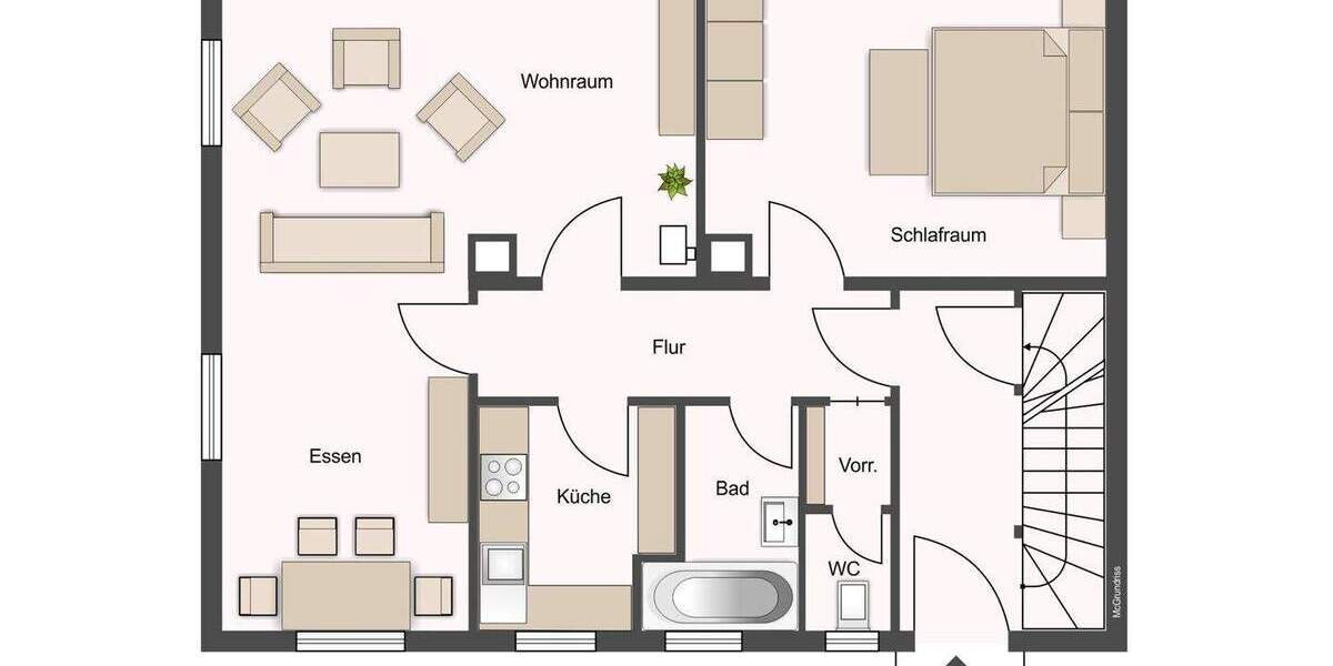 Mehrfamilienhaus, Wohnhaus Bietigheim-Bissingen Bietigheim - 5 Zimmer, 110 m&sup2;, 639.000&euro; | Angebot:25703986