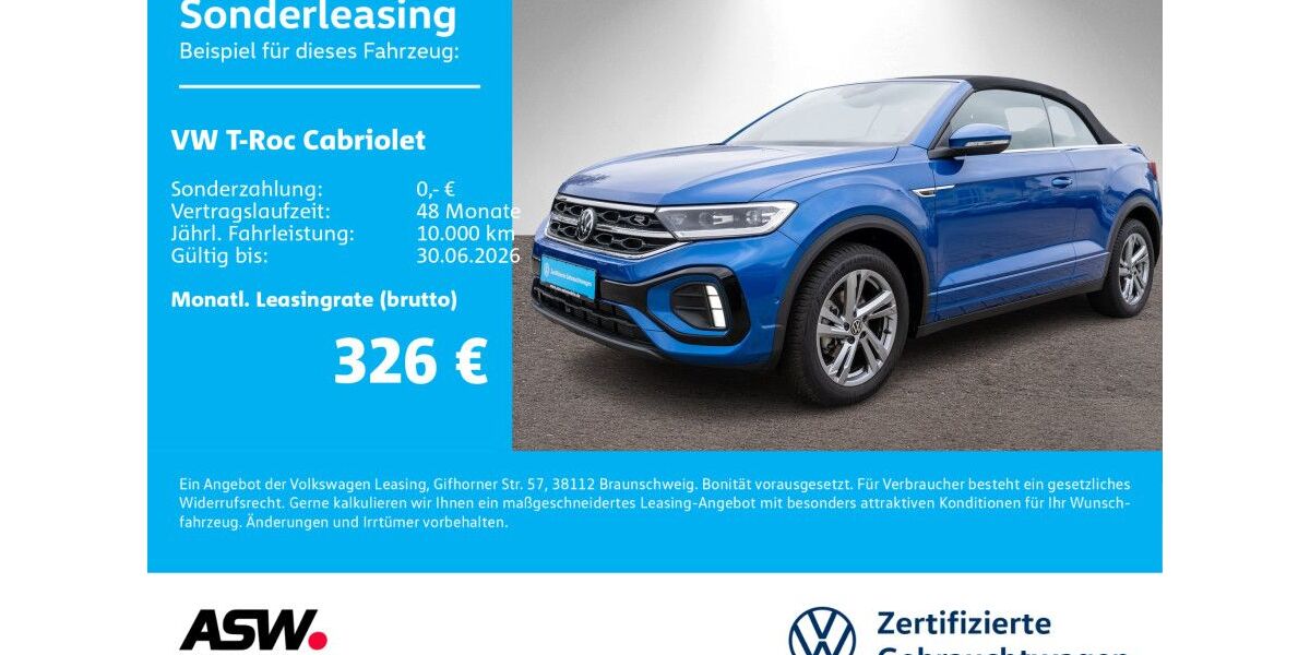 VW T-Roc 14.900 km 29.890 &euro; Bad Rappenau 74906