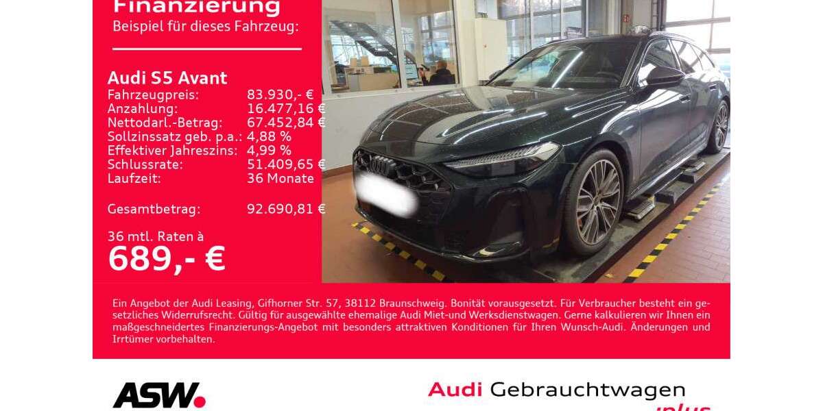 Audi S5 5.800 km 83.930 &euro; Heilbronn 74074