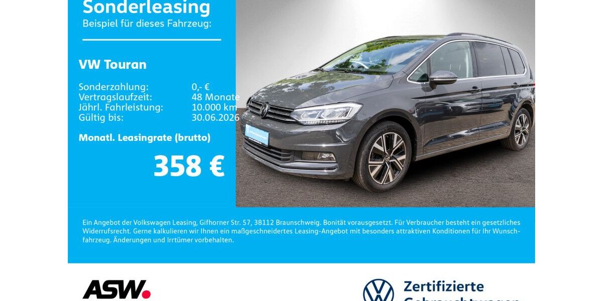 VW Touran 52.990 km 29.930 &euro; Neckarsulm 74172