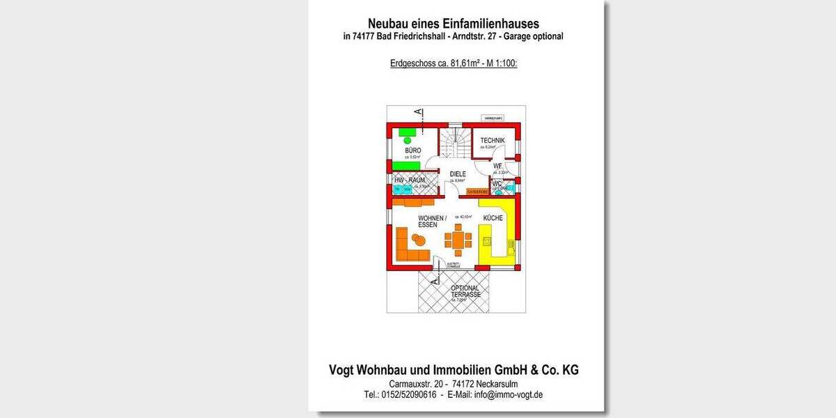 Einfamilienhaus Bad Friedrichshall Kochendorf - 6 Zimmer, 155 m&sup2;, 713.000&euro; | Angebot:26433978