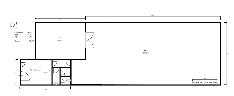 Gewerbeobjekt Walldorf - 1.990&euro; | Angebot:25181496