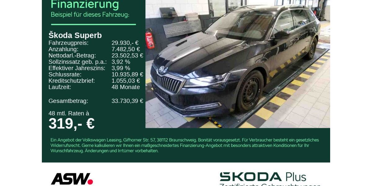 Skoda Superb 87.800 km 29.930 &euro; Sinsheim 74889
