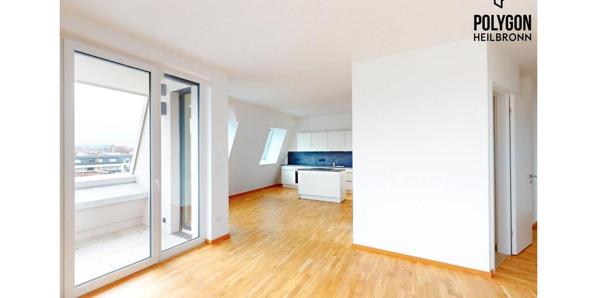 Dachgeschoßwohnung Heilbronn Kernstadt - 3 Zimmer, 85 m&sup2;, 1.330&euro; | Angebot:25972436