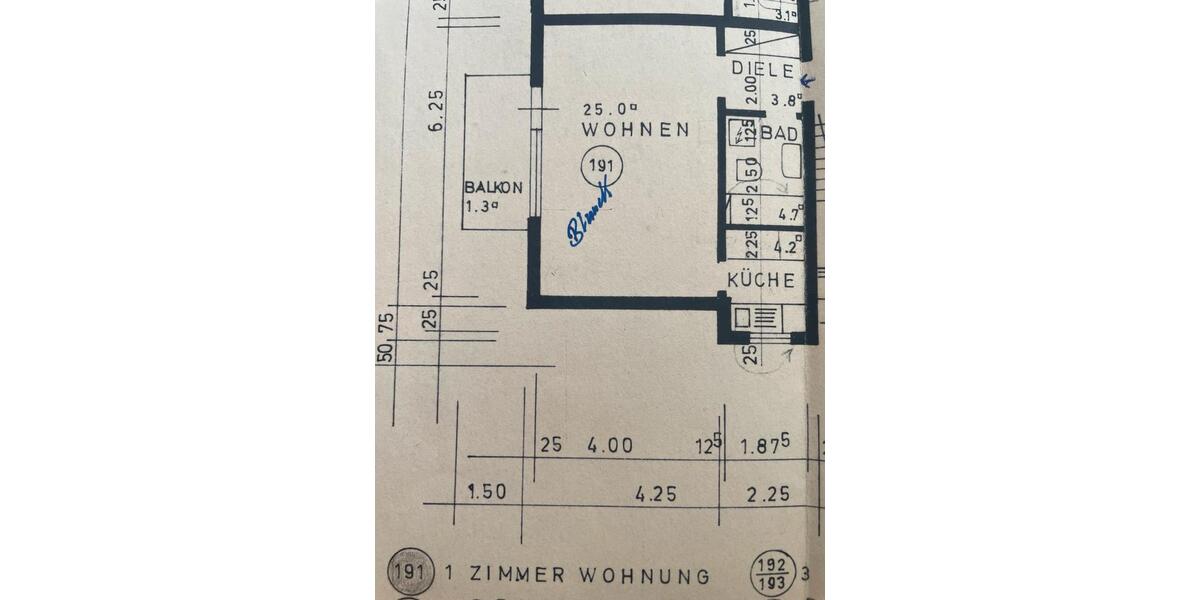 Erdgeschoßwohnung Vaihingen an der Enz - 1 Zimmer, 39 m&sup2;, 150.000&euro; | Angebot:26674956