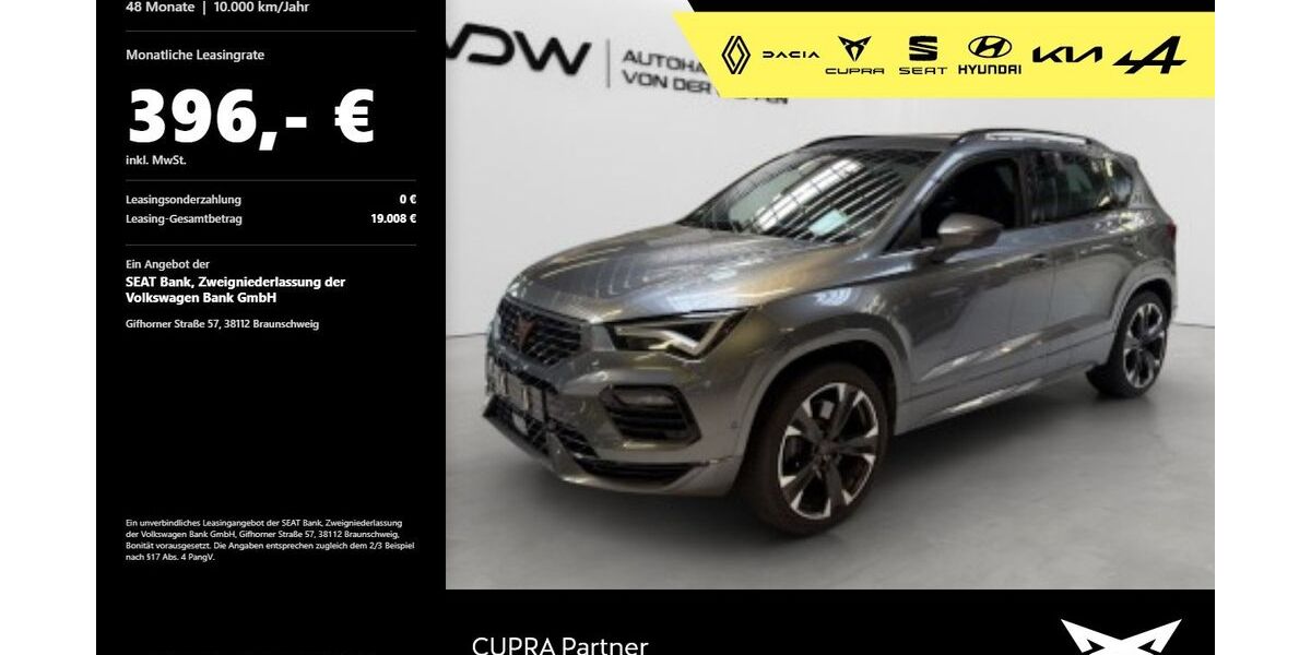 Cupra Ateca 33.100 km 34.880 &euro; Heilbronn 74076