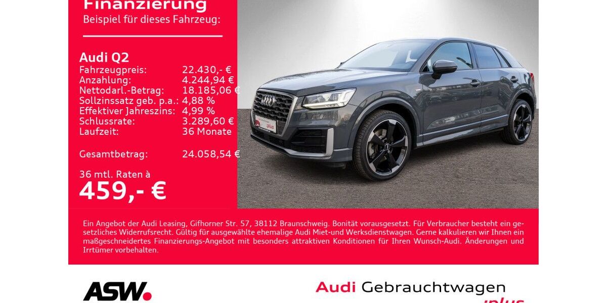 Audi Q2 52.000 km 19.990 &euro; Heilbronn 74074