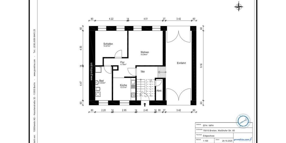 Mehrfamilienhaus, Wohnhaus Bretten - 9 Zimmer, 250 m&sup2;, 895.000&euro; | Angebot:26610987