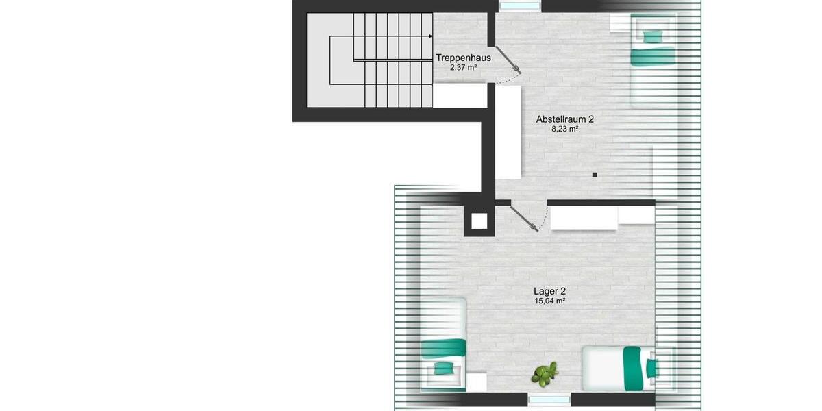 Etagenwohnung Offenau - 3 Zimmer, 61 m&sup2;, 1.290&euro; | Angebot:19149767