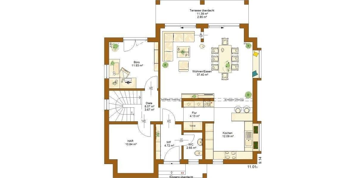 Einfamilienhaus Neunkirchen - 5 Zimmer, 169 m&sup2;, 478.000&euro; | Angebot:25938927