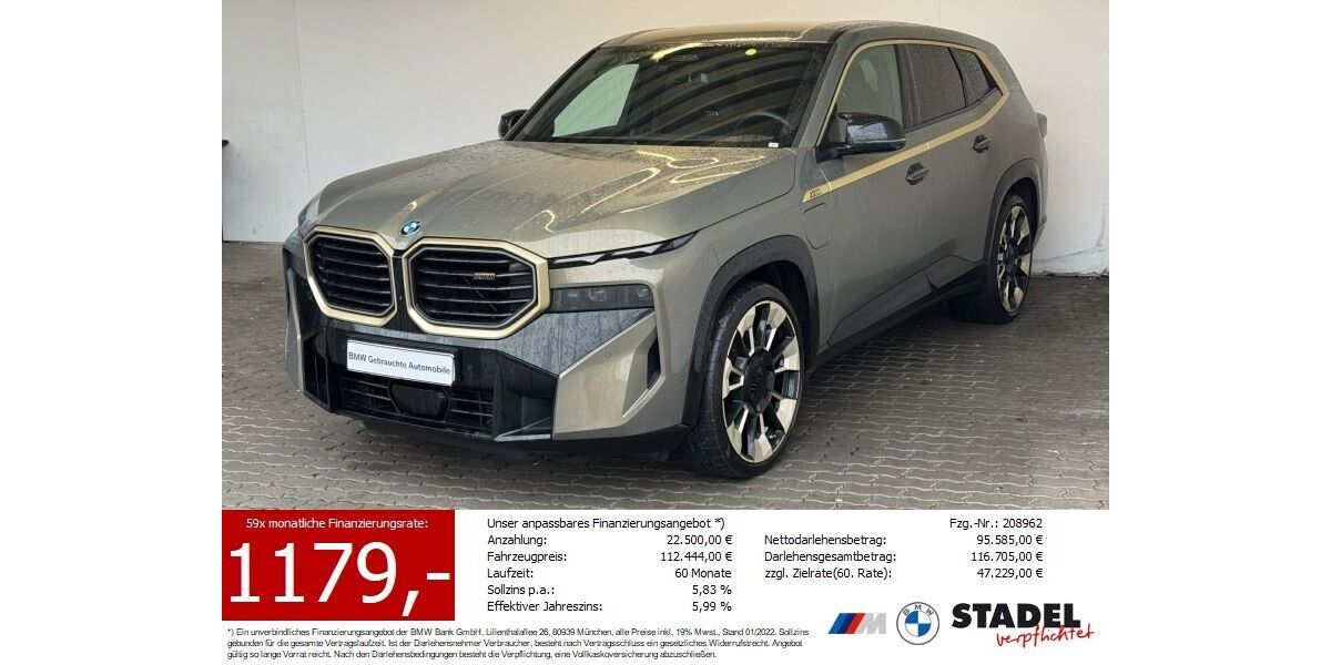 BMW XM 29.381 km 105.880 &euro; Heilbronn 74074